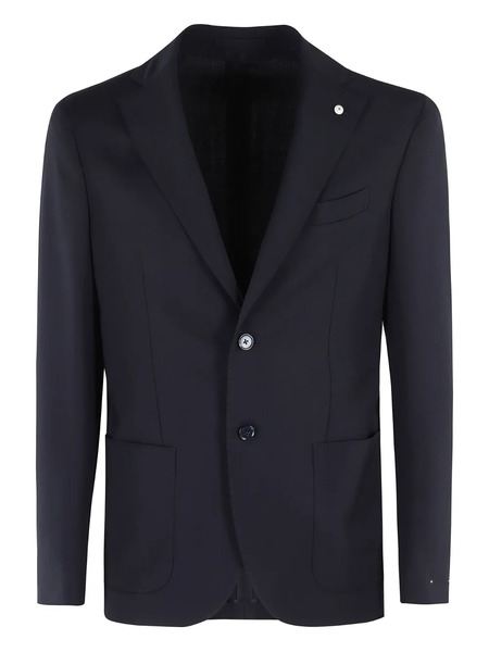  L.b.m. Notched-lapel Wool Jacket - Blue 