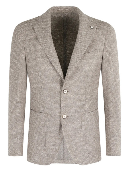  L.b.m. Textured Three-button Blazer - Neutrals 