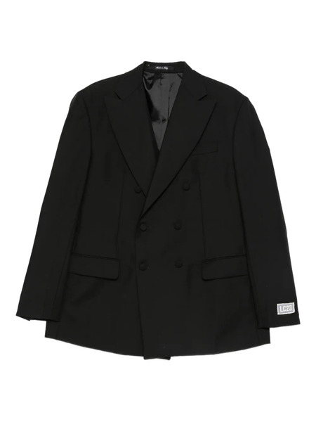  Lc23 Double-breasted Wool Blazer - Black 
