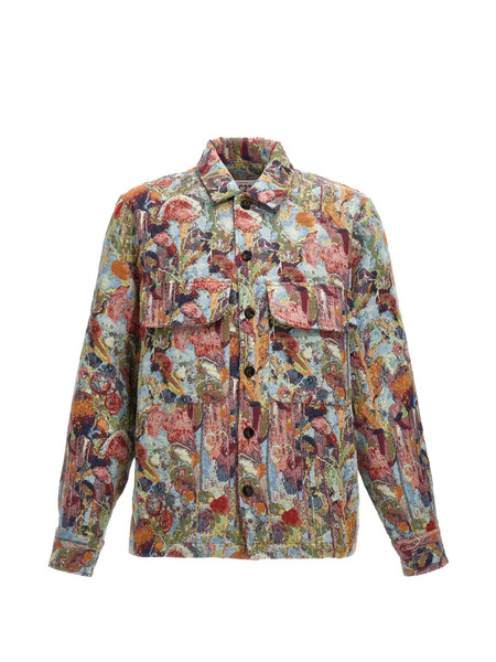  Lc23 Jacquard Overshirt - Blue 