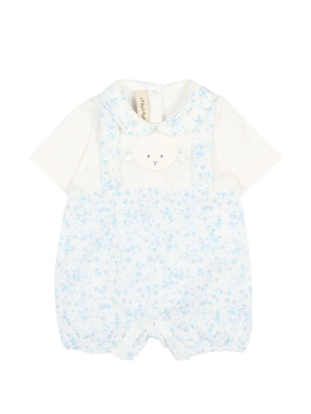  Le Boo Beebè Floral-print Romper - White 