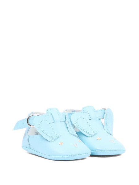  Le Boo Beebè Rabbit-appliqué Sandals - Blue 