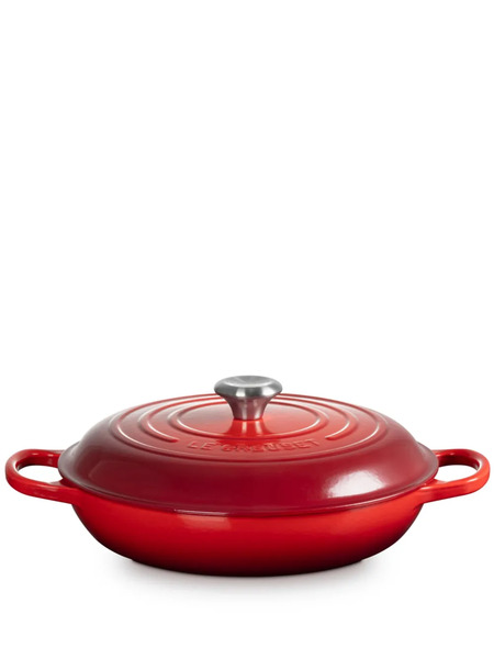 Le Creuset Signature Cast Iron Casserole (40.2cm) - Red 