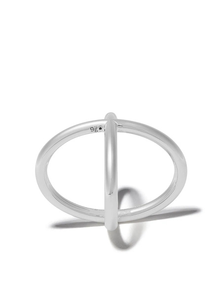  Le Gramme Maillon Interwoven Ring - Silver 