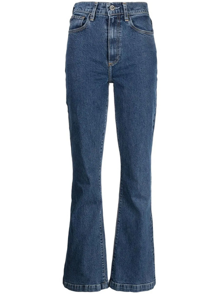  Le Jean Remy High-waist Flared Jeans - Blue 