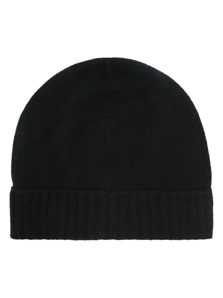 Le Kasha Fine-knit Beanie - Black 