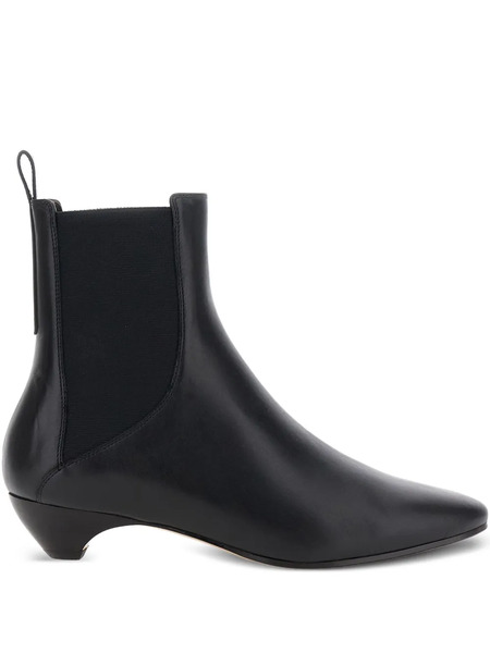  Le Monde Beryl Allegra Elasticated-panel Pointed-toe Boots - Black 
