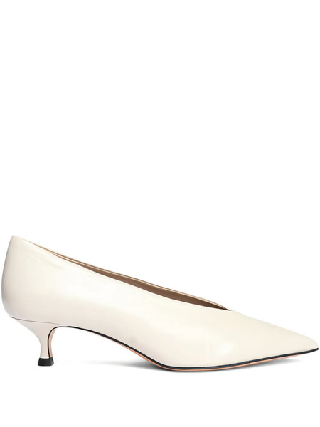  Le Monde Beryl Babouche Calf Leather Pumps - Neutrals 