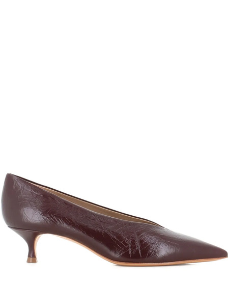  Le Monde Beryl 40mm Babouche Pointed Pumps - Brown 
