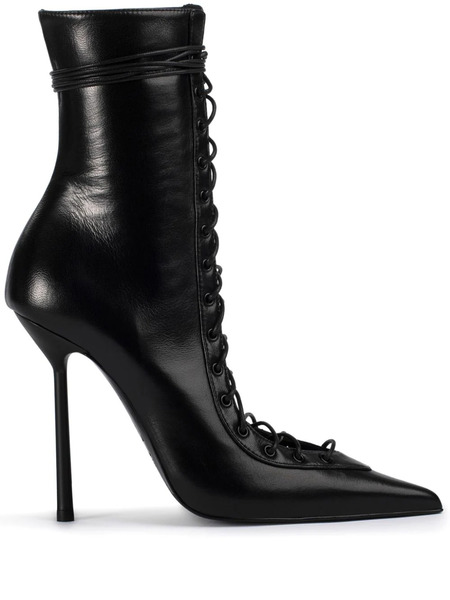  Le Silla Colette 120mm Ankle Boots - Black 