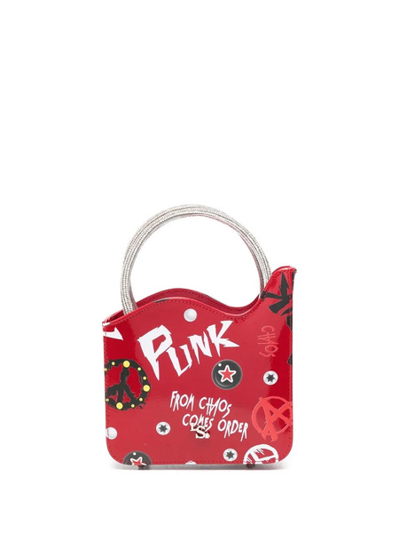  Le Silla Ivy Punk-print Mini Bag - Red 