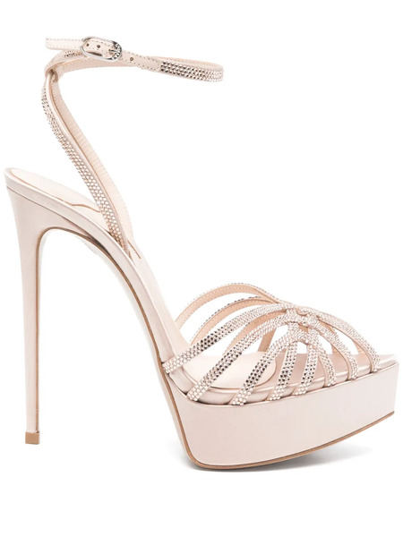  Le Silla 140m Crystal-embellished Sandals - Pink 