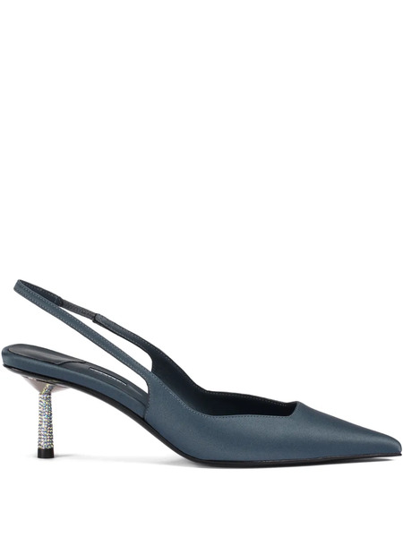  Le Silla 60mm Amelia Slingback Pumps - Blue 