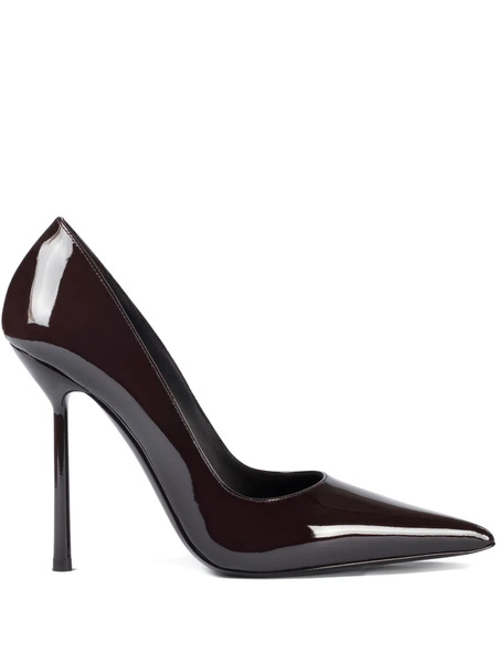  Le Silla 120mm Bella Patent Leather Pumps - Brown 