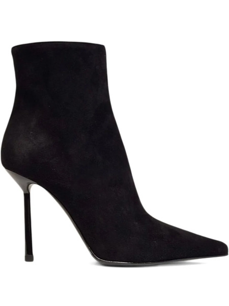  Le Silla 80mm Bella Pointed-toe Stiletto Boots - Black 