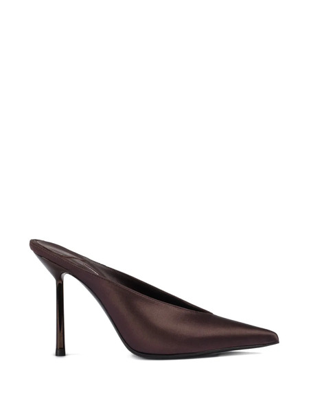  Le Silla 100mm Clivage Mules - Brown 