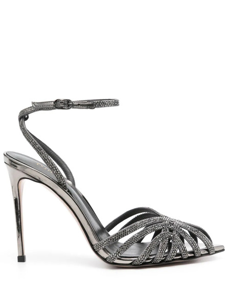  Le Silla 110mm Embrace Sandals - Grey 