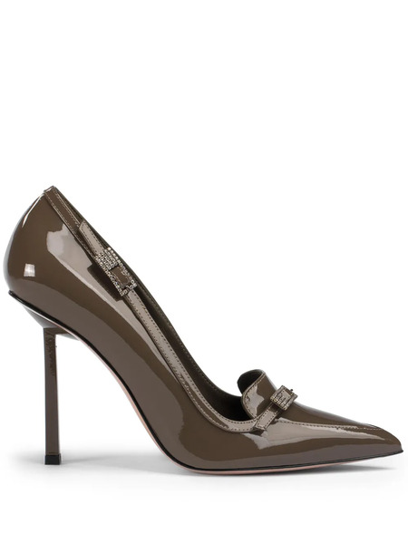  Le Silla Morgana 100mm Pumps - Green 
