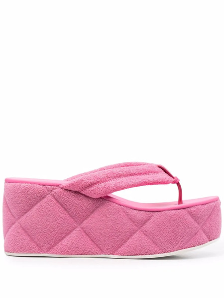  Le Silla Open-toe Wedge Sandals - Pink 