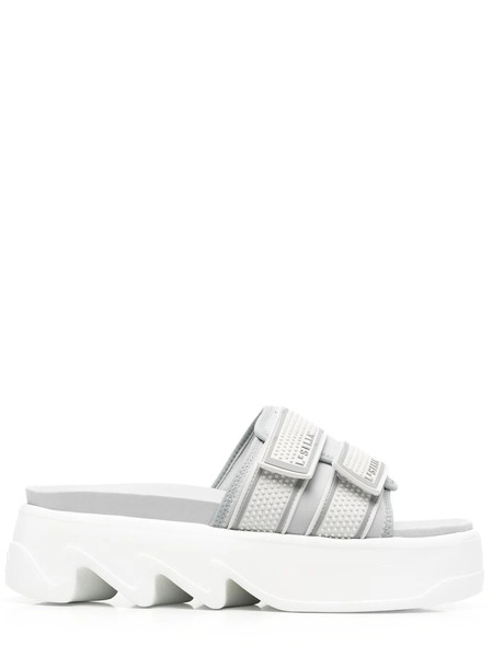  Le Silla Poolside Platform Sandals - Grey 