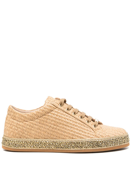  Le Silla Raffia Sneakers - Neutrals 