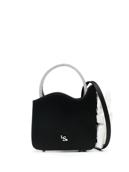  Le Silla Rose Rhinestone-embellished Mini Bag - Black 