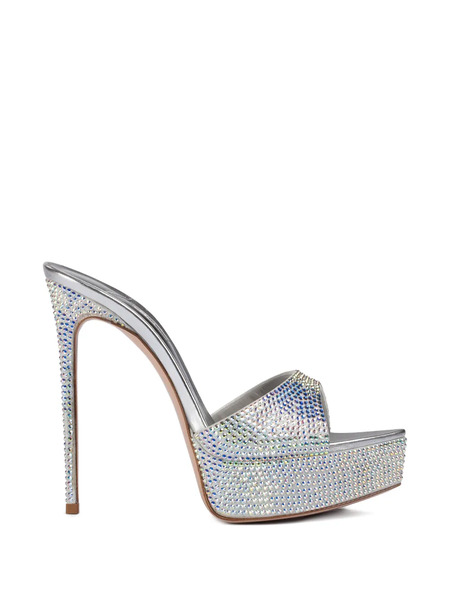  Le Silla Uma Crystal-embellished Platform Sandals - Silver 