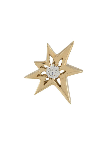  Le Ster 18kt Yellow Gold Diamond Bang Left Stud Earring 