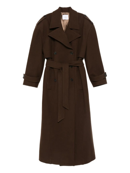  Le Sully Studio Belted Coat - Brown 