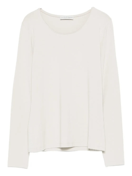  Le Tricot Perugia Boat-neck Blouse - Neutrals 