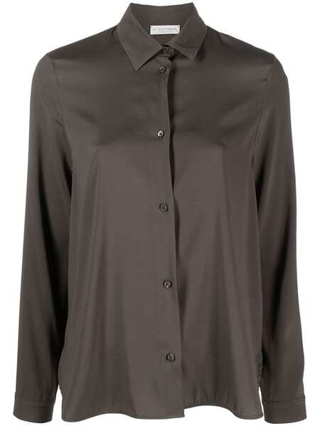  Le Tricot Perugia Classic Button-up Shirt - Orange 