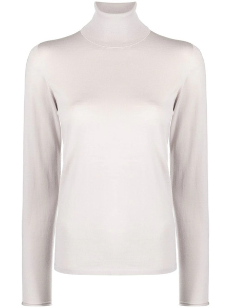  Le Tricot Perugia Roll-neck Long-sleeve Jumper - Grey 