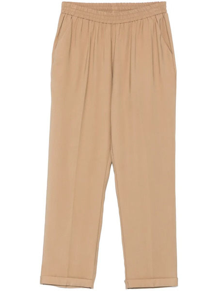  Le Tricot Perugia Tapered Trousers - Neutrals 