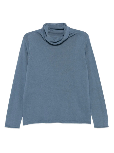  Le Tricot Perugia Turtleneck Sweater - Blue 