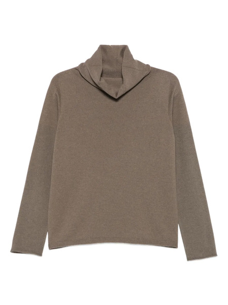  Le Tricot Perugia Turtleneck Sweater - Brown 