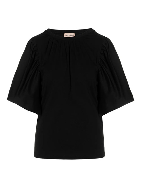  Le Twins Puffed-shoulder T-shirt - Black 