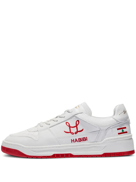  Leandro Lopes Lace-up Low-top Sneakers - White 