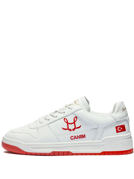  Leandro Lopes Tony Embroidered-logo Sneakers - White 