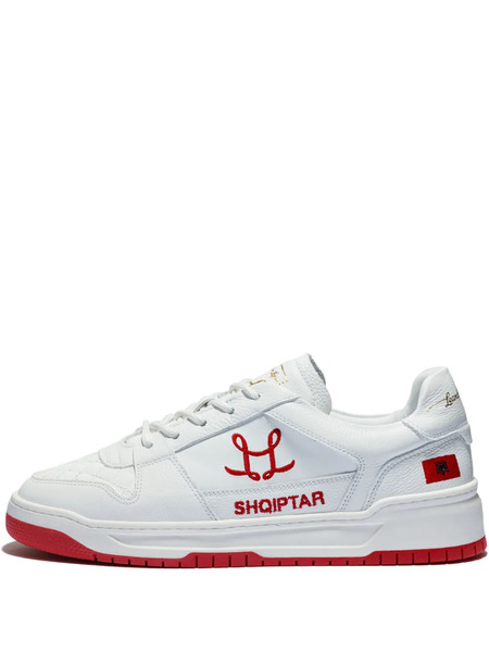  Leandro Lopes Tony Embroidered-logo Sneakers - White 