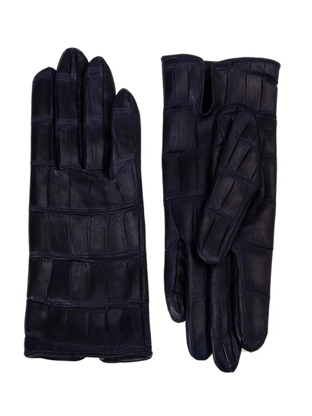  L'eclaireur Made By Wrist Slit Gloves - Blue 
