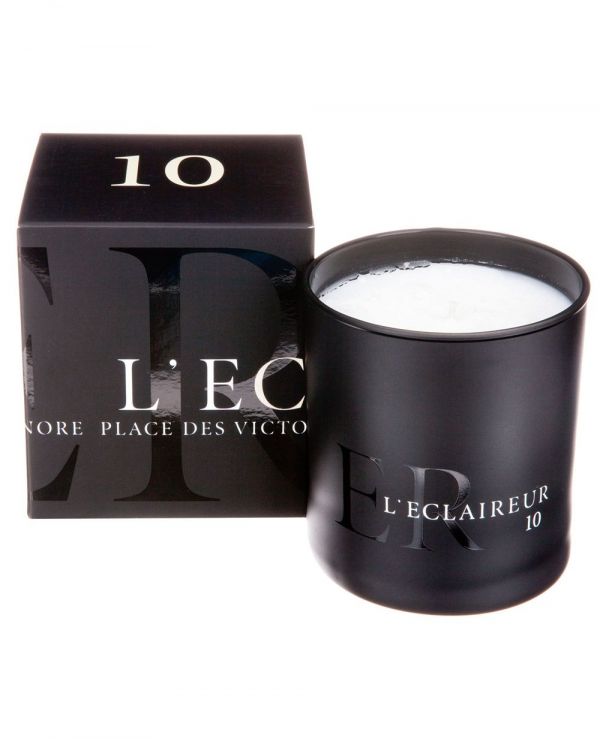  Leclaireur Number 10 'zan' Candle - Black 
