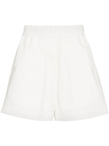  Lee Mathews Drill Elasticated-waist Shorts - White 