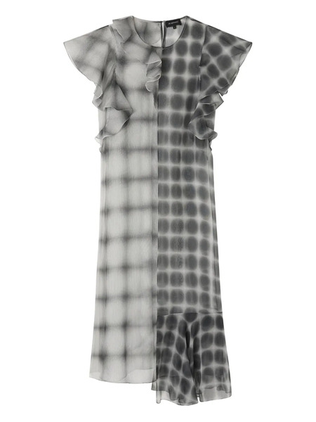  Lee Mathews Geometric-print Dress - Green 