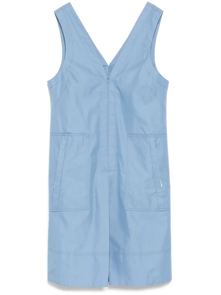  Lee Mathews V-neck Dress - Blue 