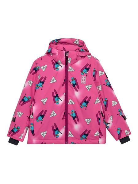  Lego Hooded-graphic Jacket - Pink 