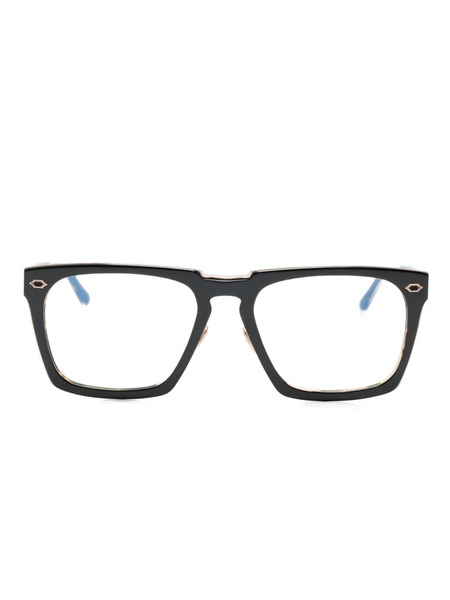  Leisure Society Lugano Square-frame Glasses - Black 