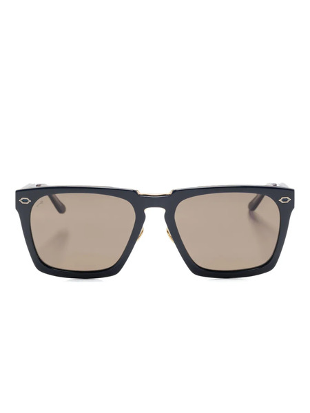  Leisure Society Lugano Square-frame Sunglasses - Blue 