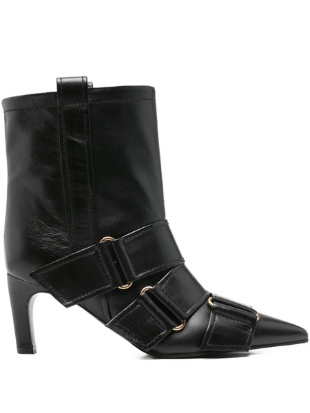  Lella Baldi Buckled Boots - Black 