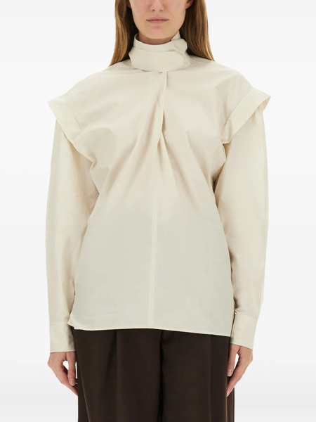  Lemaire Ascot Blouse - Neutrals 