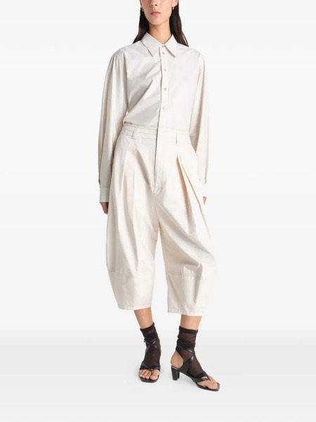  Lemaire Balloon Bermuda Shorts - Neutrals 